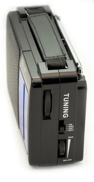 Музыкальный цифровой переносной FM-радиоприемник GOLON RX-A07 Черный (MX-9007) - изображение 4