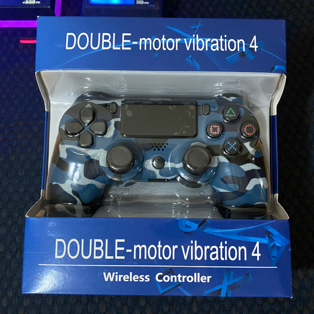 Беспроводной джойстик для PS4 Синий Камуфляж игровой геймпад Bluetooth джойстик Dual Shock PS4 - Фото 5 Беспроводной джойстик для PS4 Синий Камуфляж игровой геймпад Bluetooth джойстик Dual Shock PS4 - изображение 5