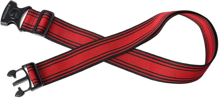 Багажный ремень Wenger Luggage Strap Чёрно-красный (604597) – Стильные ...