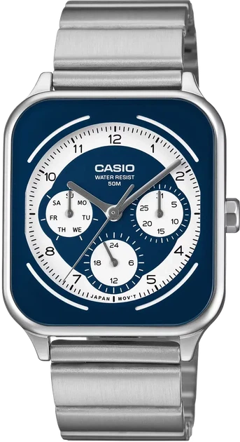 Чоловічий годинник Casio MTP-M307D-2B - Фото 1 Чоловічий годинник Casio MTP-M307D-2B - зображення 1