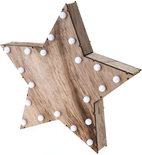 Настольный декор Home&Styling Collection Star 30 см (DH8020020) - Фото 1 Настольный декор Home&Styling Collection Star 30 см (DH8020020) - изображение 1