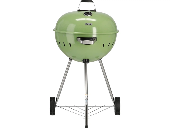 Grill węglowy YATO YG-20303 okrągły 54 cm Zielony (5906083117213) - obraz 2