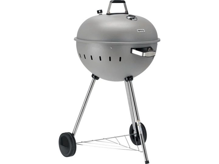 Grill węglowy YATO YG-20301 okrągły 54 cm Szary (5906083117190) - obraz 3