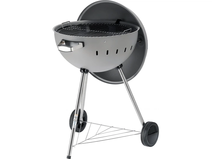 Grill węglowy YATO YG-20301 okrągły 54 cm Szary (5906083117190) - obraz 5