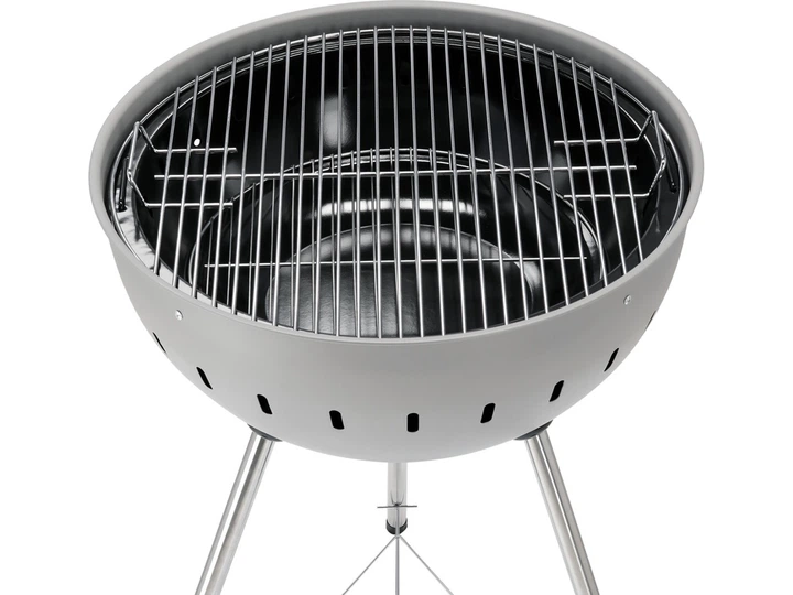Grill węglowy YATO YG-20301 okrągły 54 cm Szary (5906083117190) - obraz 9