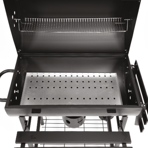 Grill węglowy Lund 99900 z pokrywą 71 x 35 cm (5906083092756) - obraz 7