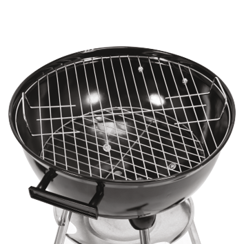 Grill węglowy Lund 99906 okrągły 41 cm Czarny (5906083093258) - obraz 8