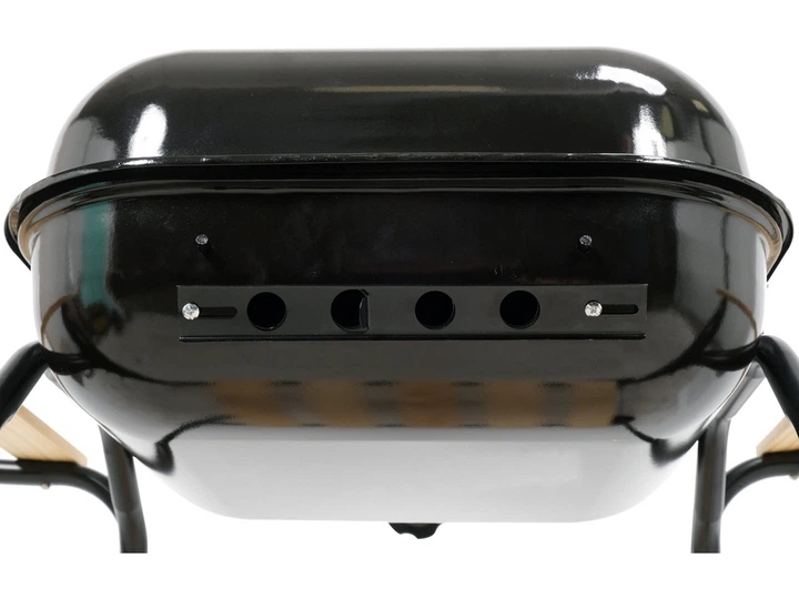 Grill węglowy Lund 99905 z pokrywą i regulacją rusztu 45 x 40 cm (5906083093241) - obraz 8