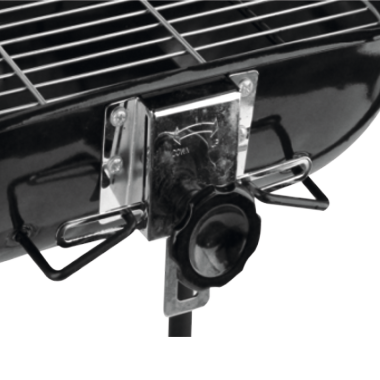 Grill węglowy Lund 99905 z pokrywą i regulacją rusztu 45 x 40 cm (5906083093241) - obraz 10