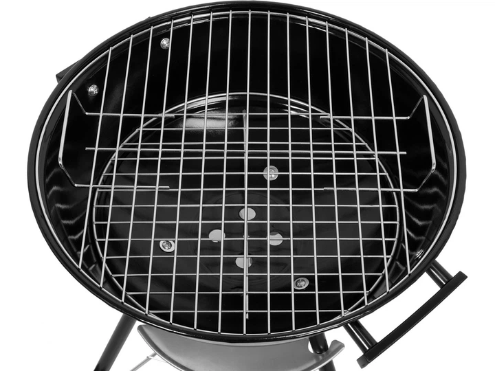 Grill węglowy Lund 99918 okrągły  z pokrywą 41 cm (5906083093449) - obraz 6