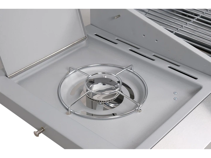 Gazowy grill Lund 99654 AKKA 3 + 1 żeliwny ruszt (5906083092183) - obraz 4