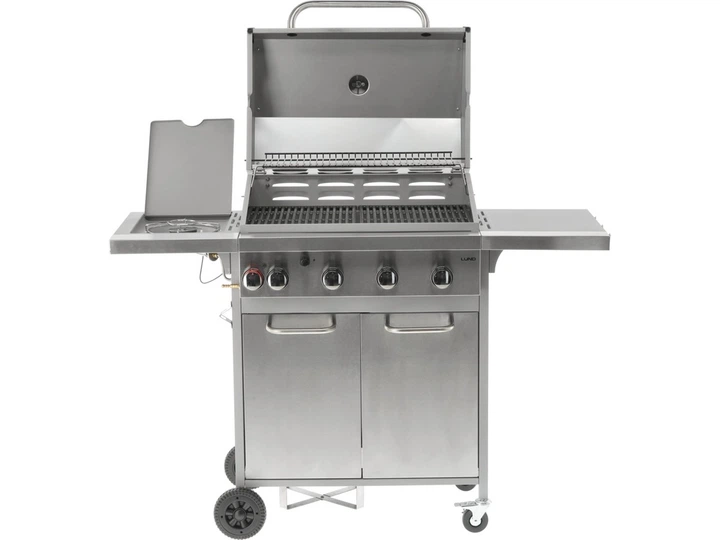 Gazowy grill Lund 99655 AKKA 4 + 1 żeliwny ruszt (5906083092190) - obraz 5
