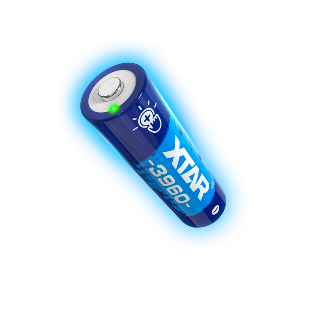 Акумуляторна батарея AA XTAR Blue PRO Touch 1.5V Li-ion 3960mWh/2500mAh з LED індикатором та функцією пробудження дотиком | мaкс. заряд - 0.45А / розряд - 3А | набір 4шт. у пластиковому кейсі - Фото 2 Акумуляторна батарея AA XTAR Blue PRO Touch 1.5V Li-ion 3960mWh/2500mAh з LED індикатором та функцією пробудження дотиком | мaкс. заряд - 0.45А / розряд - 3А | набір 4шт. у пластиковому кейсі - зображення 2