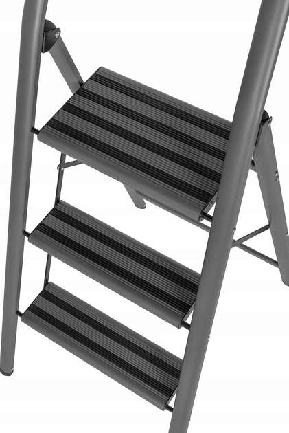 Drabina aluminiowa Wenko 3-stopniowa (4008838325285) - obraz 2