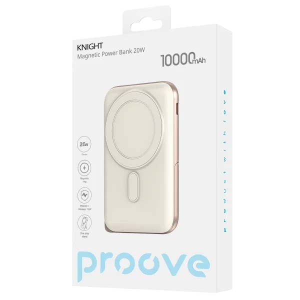 Портативная Батарея Proove Knight 20W 10000mAh Beige - изображение 5