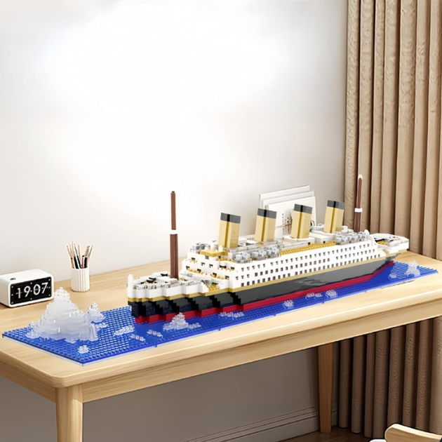 Конструктор корабль Титаник Titanic 57 см 1878 деталей - изображение 8