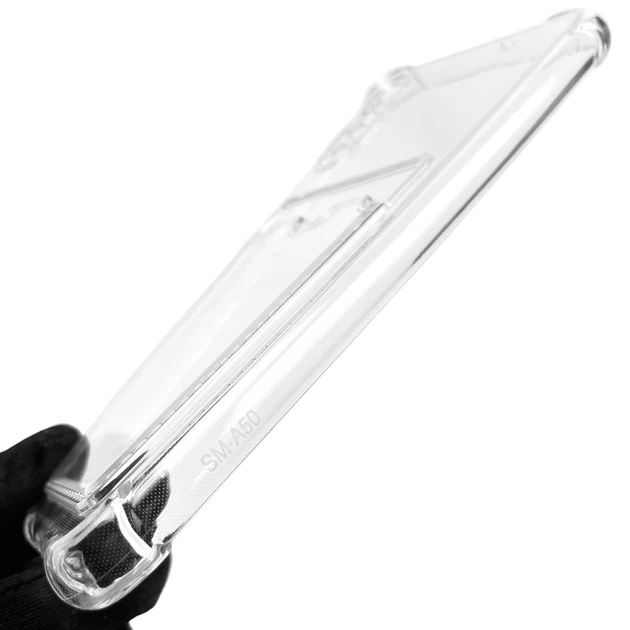 Чехол для Samsung Galaxy A30s SM-A307F с бронь углами с карманом для карточек k-pop прозрачный - Фото 5 Чехол для Samsung Galaxy A30s SM-A307F с бронь углами с карманом для карточек k-pop прозрачный - изображение 5