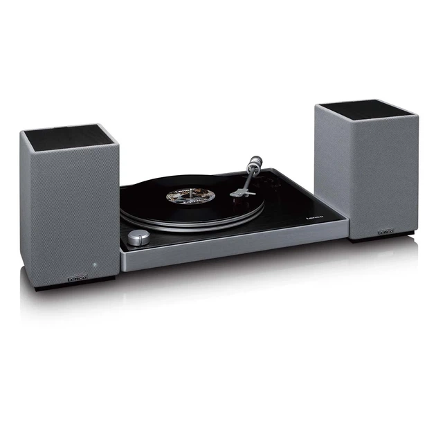 Активна акустика Lenco SPB-240BKGY Bluetooth Hi-Fi Чорний/Сірий - изображение 8