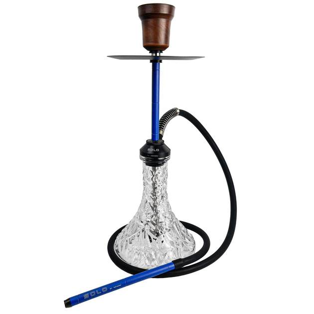 Кальян Gramm Hookah Solo Blue (Crystal Clear) - Фото 1 Кальян Gramm Hookah Solo Blue (Crystal Clear) - изображение 1