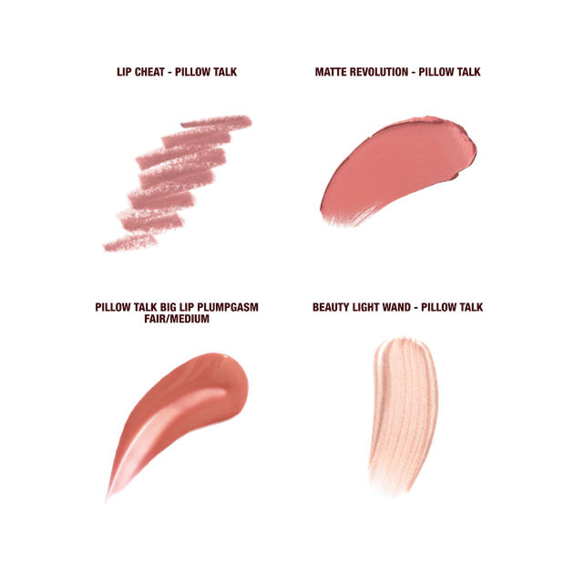 Подарочный набор косметики для макияжа губ и щек Charlotte Tilbury Pillow Talk Beautifying Iconic Lip And Cheek Secrets 9.3 г - изображение 9