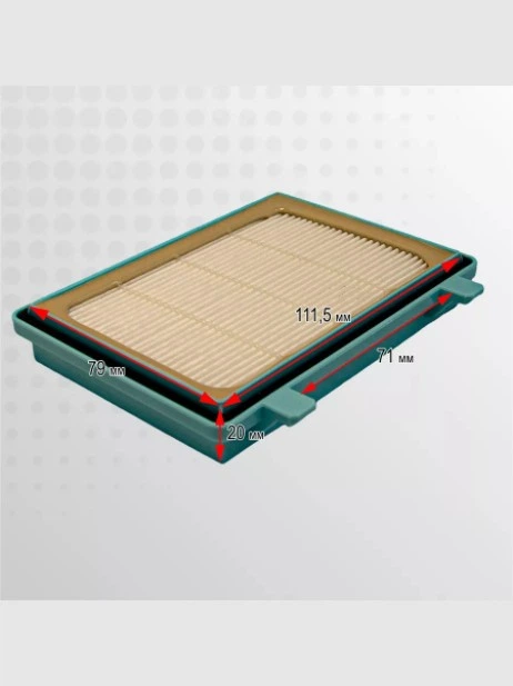 Hepa фільтр FC8010 сумісний до пилососа Philips PowerPro Compact FC9330 FC9334, FC9350 FC9353 - зображення 3