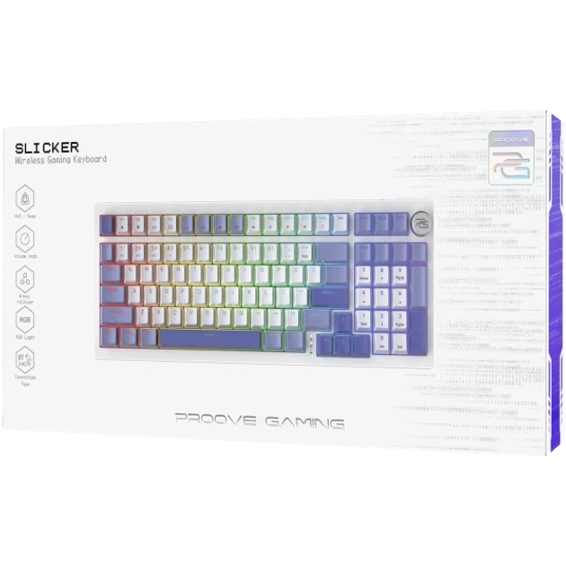 Беспроводная клавиатура Proove Gaming Slicker (Ukraine Layout) White - изображение 4