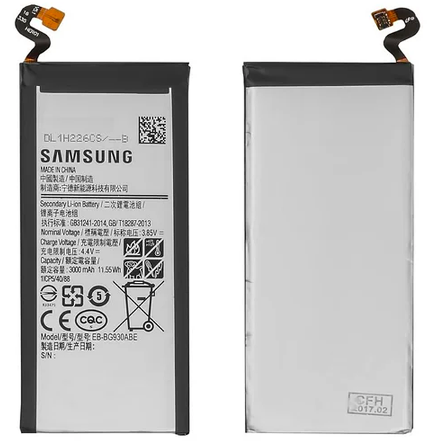Аккумулятор для телефона Samsung G930F Galaxy S7 EB-BG930ABE - Фото 1 Аккумулятор для телефона Samsung G930F Galaxy S7 EB-BG930ABE - изображение 1