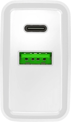 Ładowarka sieciowa Natec Ribera 20W 1 x USB-A + 1 x USB-C White (NUC-2061) - obraz 7