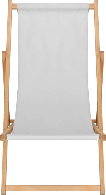 Leżak drewniany Springos do ogrodu 3 stopniowa regulacja Jasnoszary (DC0006LGR) - obraz 5