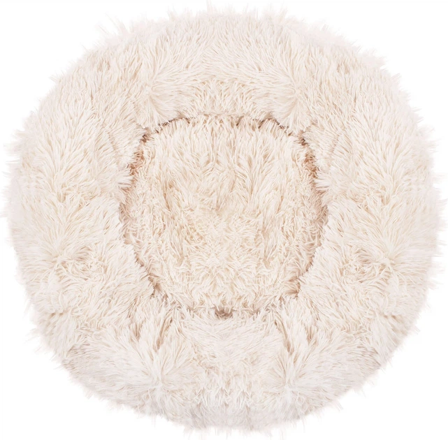 Лежак для котів Springos плюшевий 90 см Бежевий PA0095 (5907719411415) - зображення 2