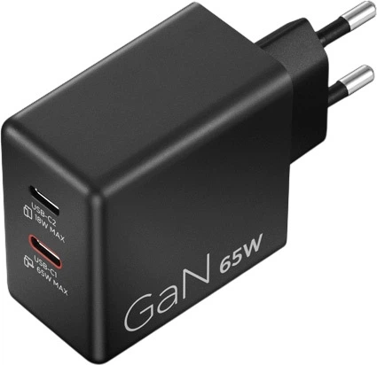 Блок живлення для ноутбука Lenovo Dual USB-C GaN Charger 65 Вт (G0A6065BEU) - зображення 6