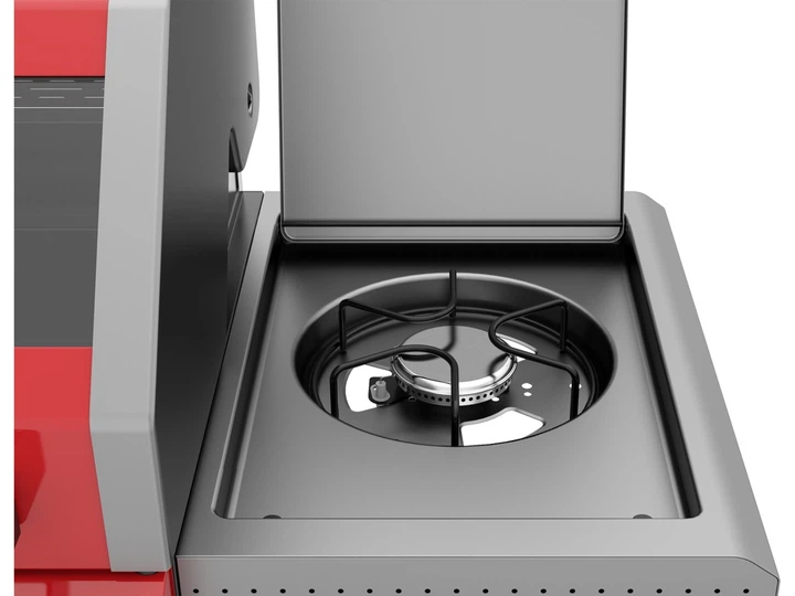 Gazowy grill YATO YG-20034 OKAYA 4+1 z szybą Czerwony (5906083114526) - obraz 9