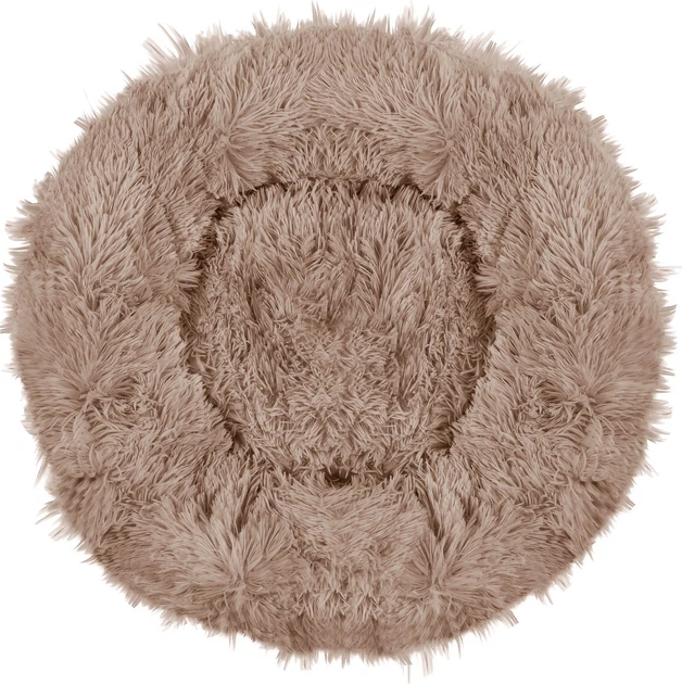 Legowisko dla psa i kota Springos pluszowe 80 cm Jasny brąz PA0174 (5907719412115) - obraz 2