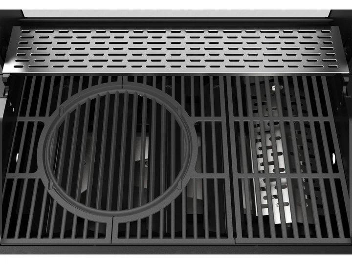 Gazowy grill YATO YG-20031 YAO 5+1 z szybą Czarny (5906083114427) - obraz 4