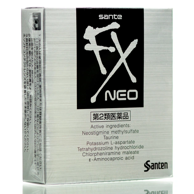Японские питательные глазные капли с таурином SANTEN FX NEO 12 мл
