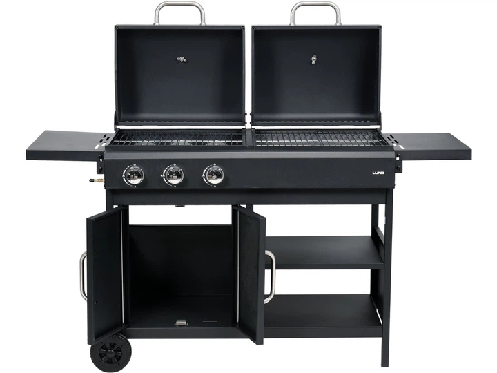 Grill TORNE Lund 99649 2 w 1 Gazowy + węglowy (5906083063459) - obraz 3