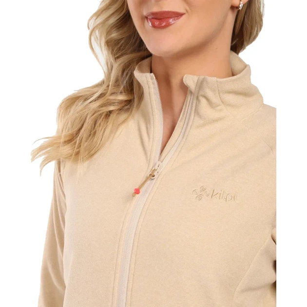 Флисовая кофта Kilpi Glamer-W Wmn beige 46 (100085669) - Фото 3 Флисовая кофта Kilpi Glamer-W Wmn beige 46 (100085669) - изображение 3
