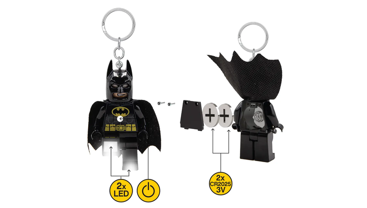 Брелок-Ліхтарик Lego Batman Бетмен Super Heroes 5008088 - зображення 4