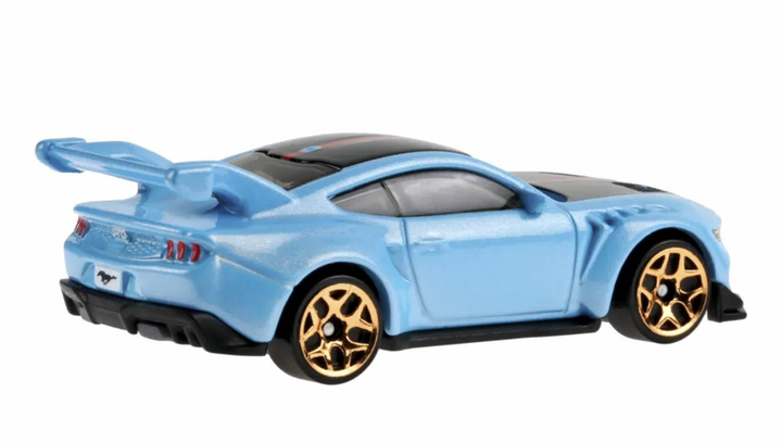 Машинка Базова Hot Wheels Ford Mustang GTD Factory Fresh 1:64 JJJ14 Blue - зображення 3
