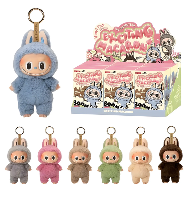 Мягкая игрушка-сюрприз Labubu Лабубу – 16 см брелок на сумку - Фото 2 Мягкая игрушка-сюрприз Labubu Лабубу – 16 см брелок на сумку - изображение 2