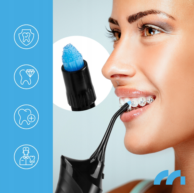 Беспроводной ирригатор Maltec Toothie X60 черный 150PSI - Фото 6 Беспроводной ирригатор Maltec Toothie X60 черный 150PSI - изображение 6