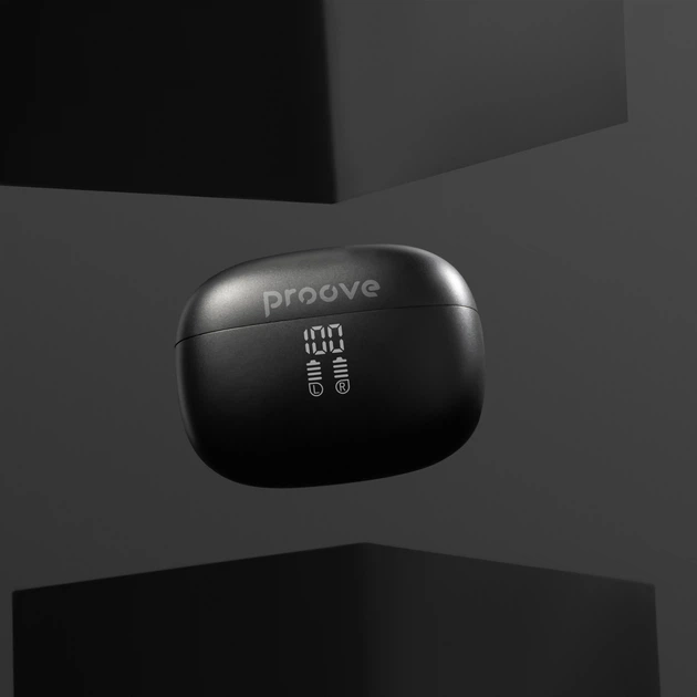 Навушники Proove Intro Pro TWS with ANC (APP) Obsidian Black (612170806) - Фото 8 Навушники Proove Intro Pro TWS with ANC (APP) Obsidian Black (612170806) - зображення 8
