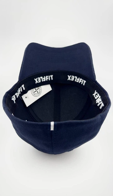Бейсболка фулка STRETCH COTTON на резинке STONE ISLAND темно-синего цвета S (55-56 см) - Фото 5 Бейсболка фулка STRETCH COTTON на резинке STONE ISLAND темно-синего цвета S (55-56 см) - изображение 5