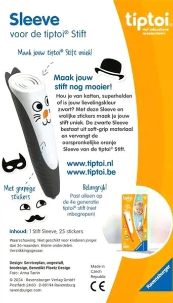 Rękaw do pióra Ravensburger Tiptoi Deep Czarny (4005556002153) - obraz 2