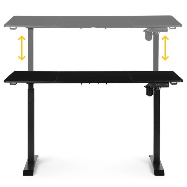 Комп'ютерний стіл ModernHome by Multistore електричне регулювання 140 x 70 Чорний (JNI-D60-1-16) - зображення 4