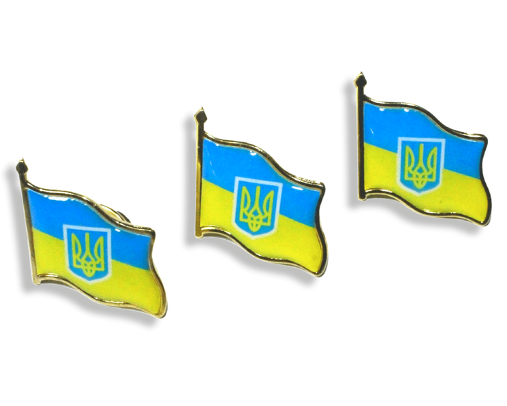Значок FROM FACTORY UKL Україна 2х2см - зображення 4