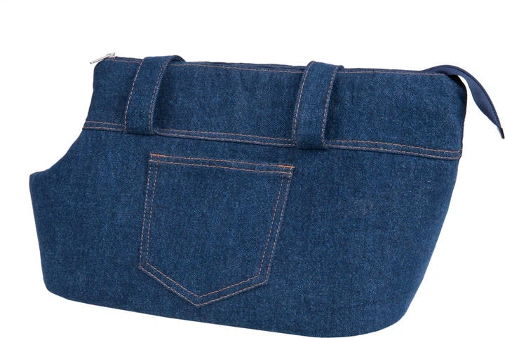 Torba transportowa dla psów Amiplay Denim S Granatowa (5907563277489) - obraz 3