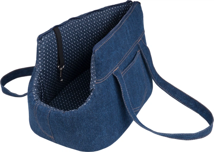 Torba transportowa dla psów Amiplay Denim S Granatowa (5907563277489) - obraz 4