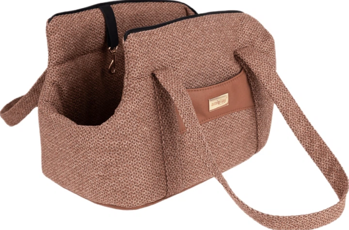 Torba transportowa dla psów Amiplay Milano S Miedziana (5907563310476) - obraz 2