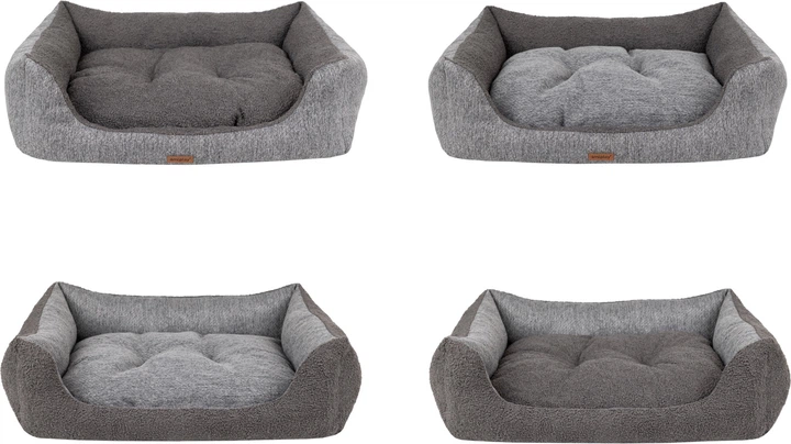 Sofa dla psów Amiplay Malmo 4 w 1 M Szara (5907563299375) - obraz 4